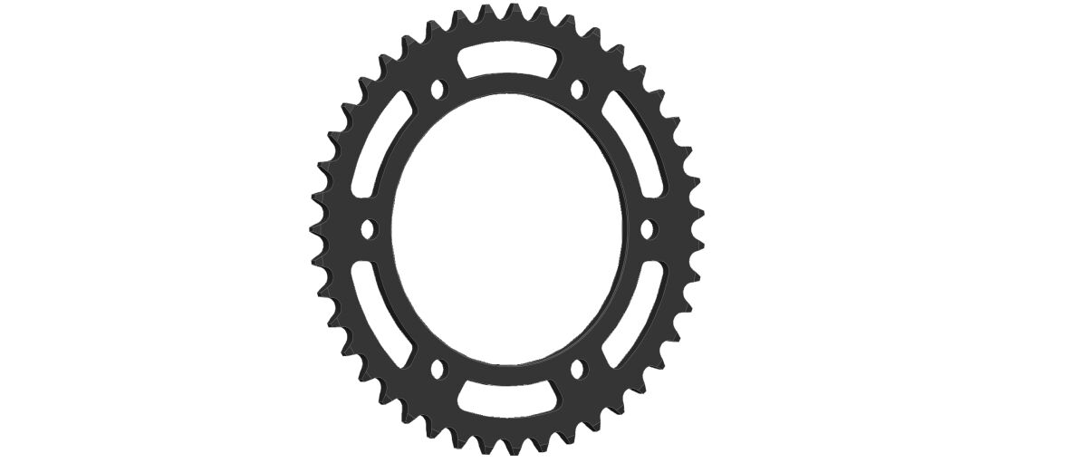 SPROCKET REAR 43T 520