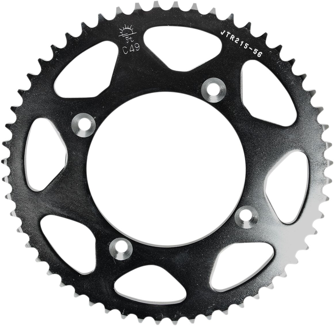 JTR215.56 REAR REPLACEMENT SPROCKET 56 TEETH 420 PITCH NATURAL STEEL