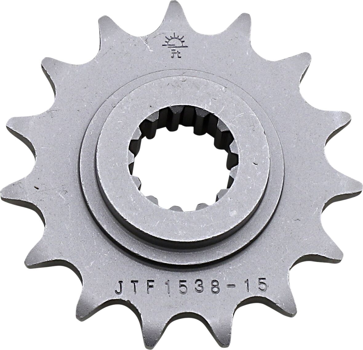 JTF1538.15 esimene vahetuskettiratas, 15 hammast, samm 520, naturaalne teras