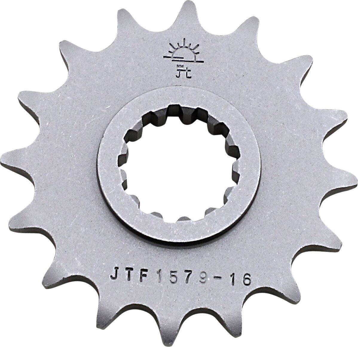 JTF1579.16 esimene vahetuskettiratas, 16 hammast, samm 520, naturaalne teras