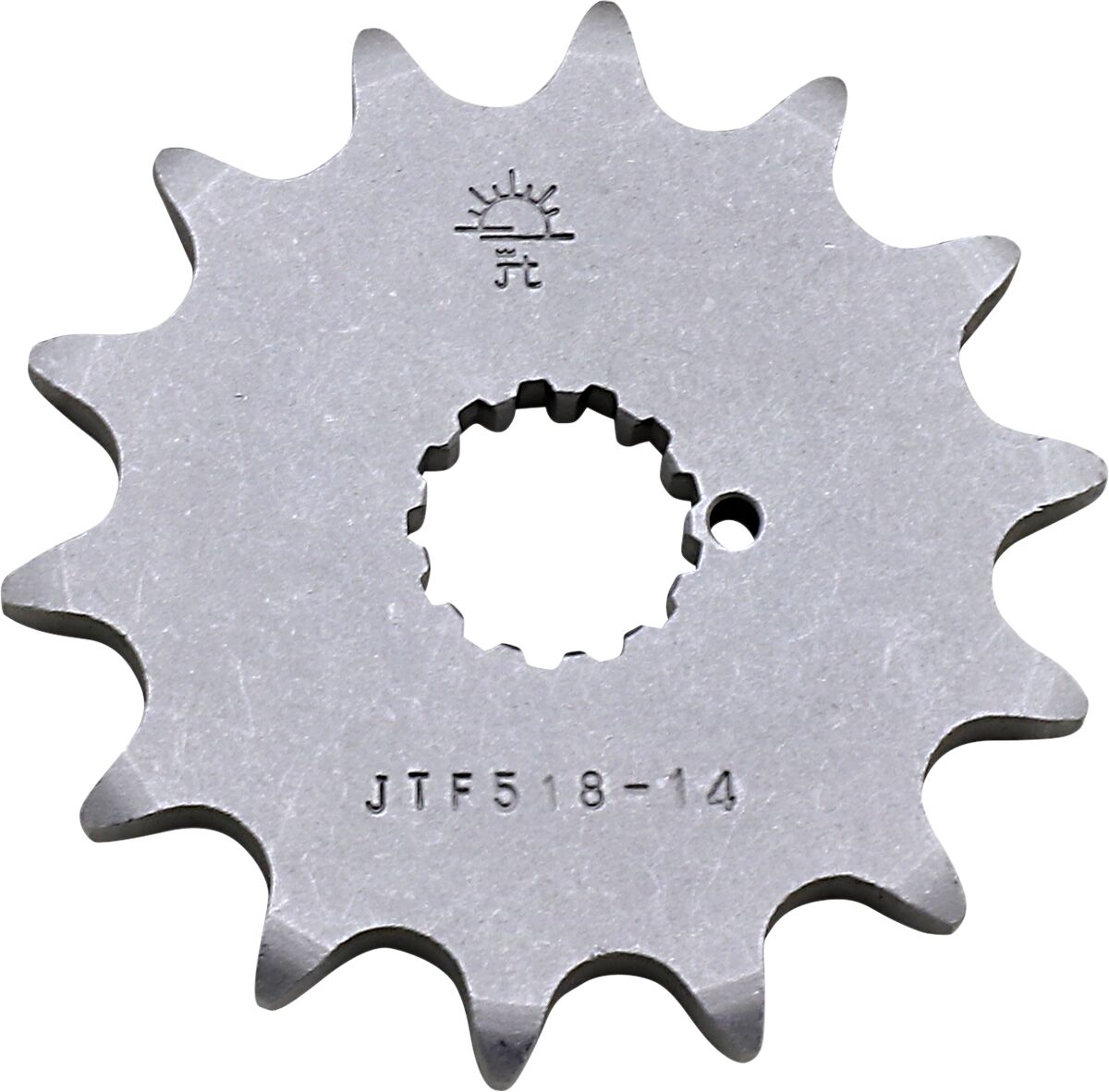 JTF1581.14 esimene vahetuskettiratas, 14 hammast, samm 520, naturaalne teras