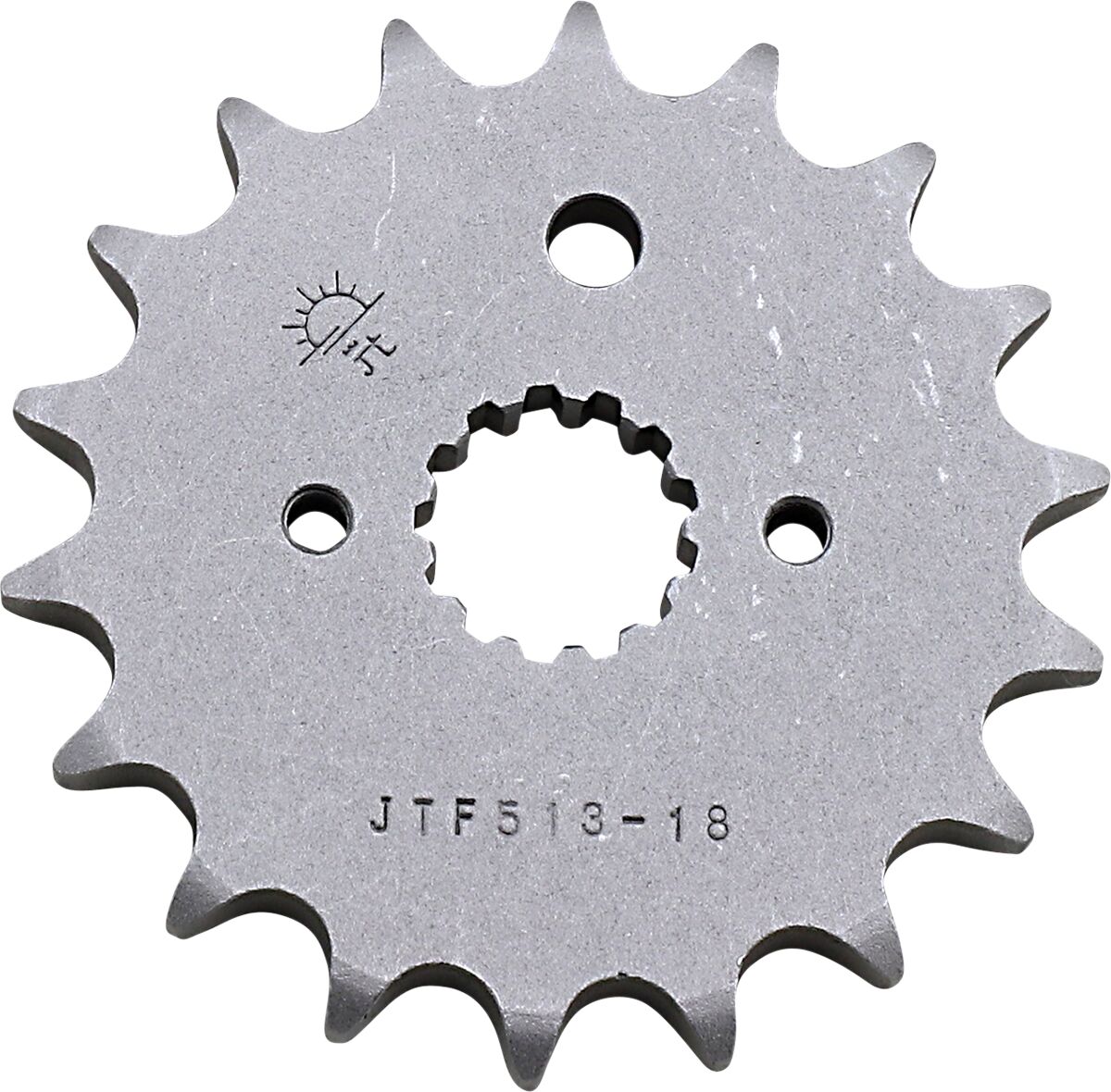 JTF513.18 esimene vahetuskettiratas, 18 hammast, samm 530, naturaalne teras