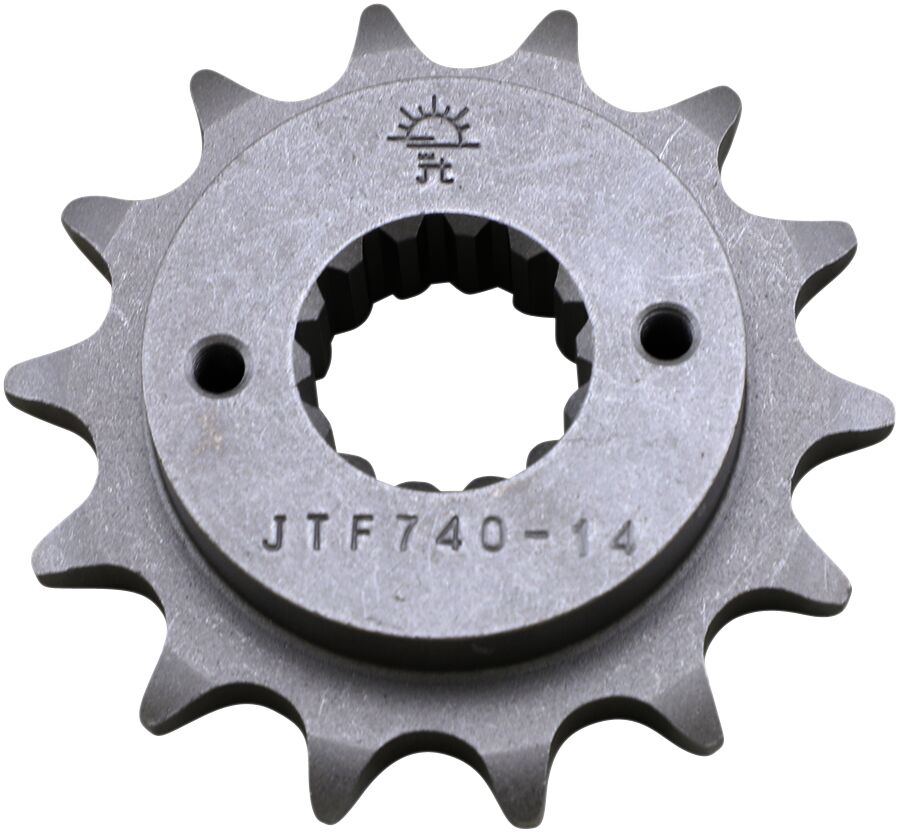 JTF740.14 esimene vahetuskettiratas, 14 hammast, samm 525, naturaalne teras