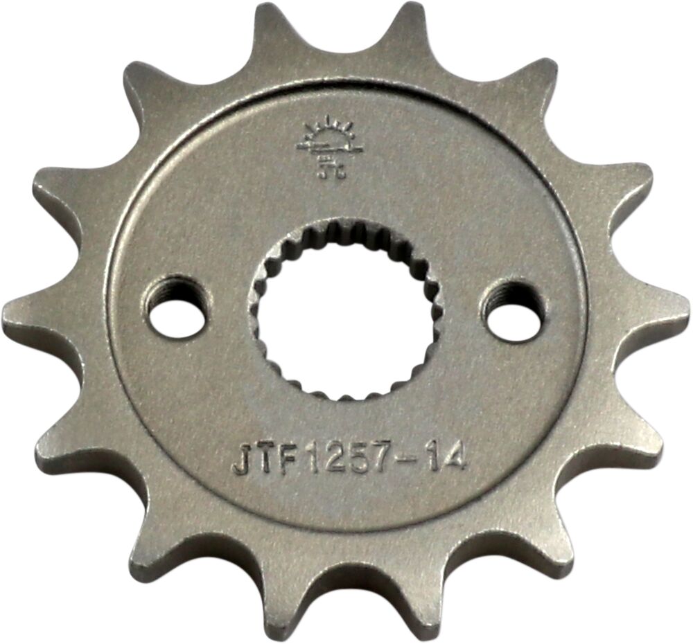 JTF1257.14 esimene vahetuskettiratas, 14 hammast, samm 428, naturaalne teras