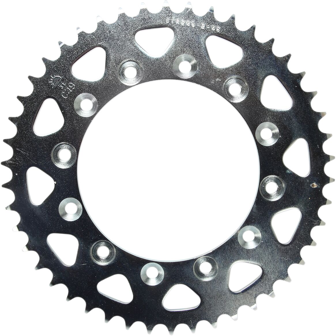 JTR245/2.46 REAR REPLACEMENT SPROCKET 46 TEETH 520 PITCH NATURAL C49 HIGH CARBON STEEL
