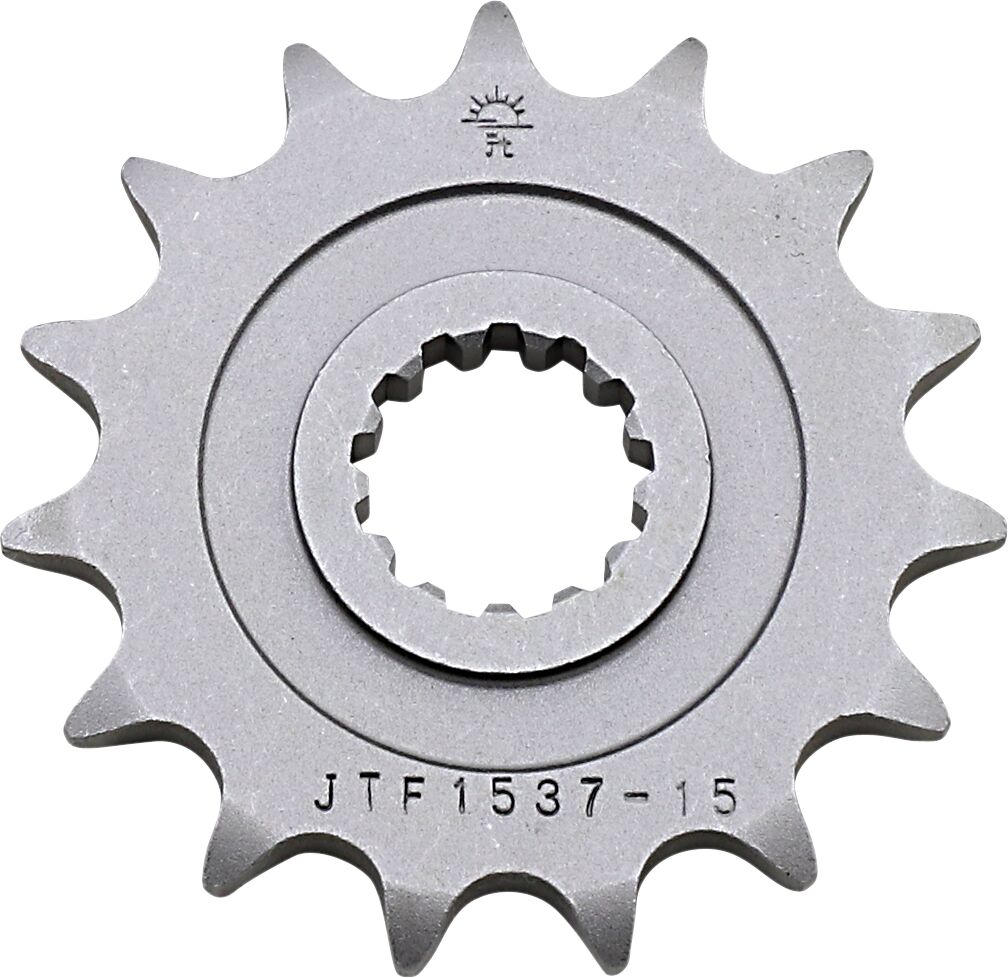 JTF1537.15 esimene vahetuskettiratas, 15 hammast, samm 525, naturaalne teras