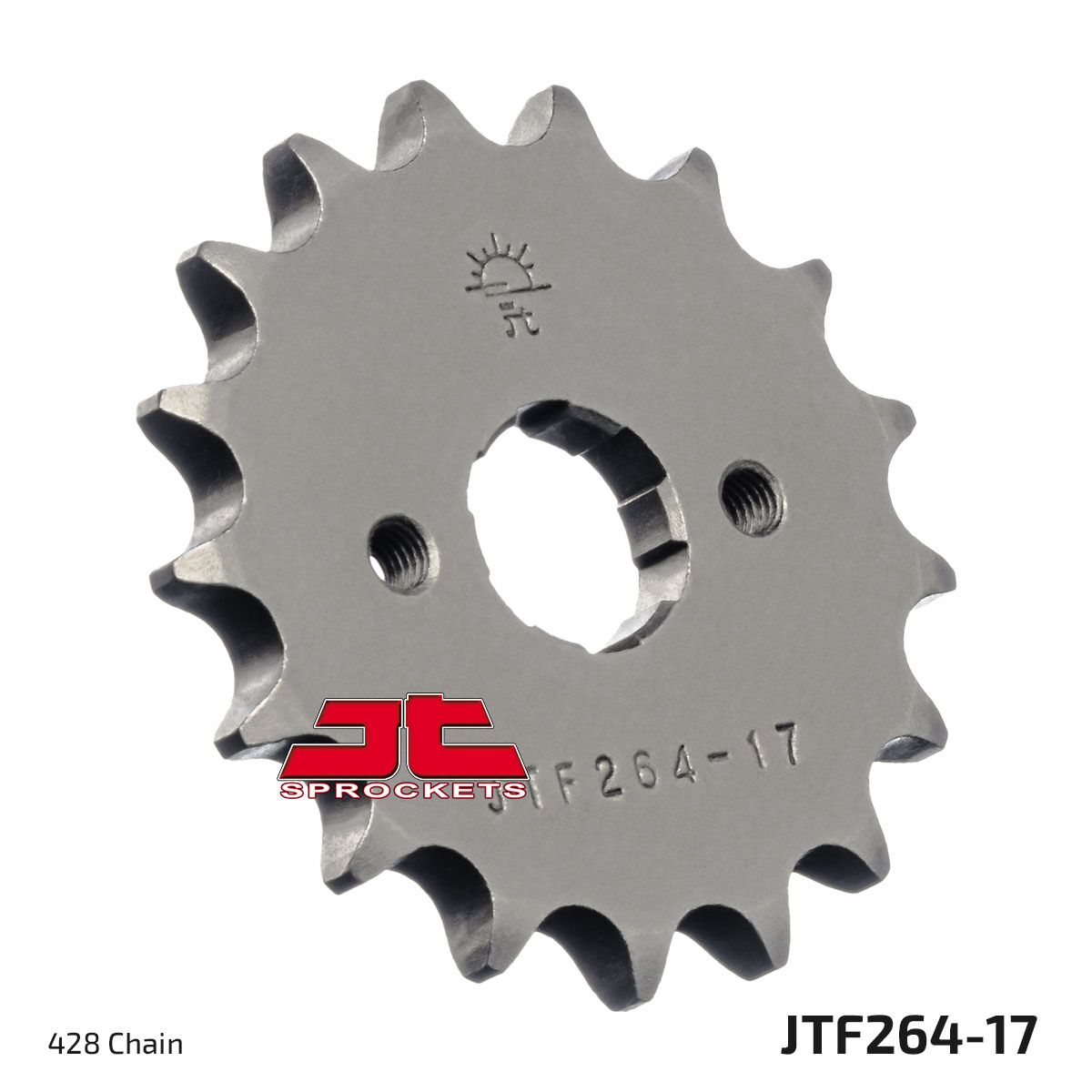 JTF264.17 esimene vahetuskettiratas, 17 hammast, samm 428, naturaalne teras