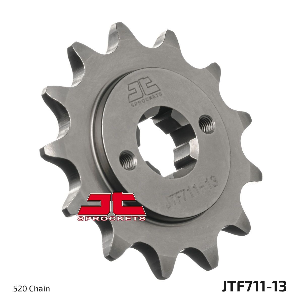 JTF711.13 esimene vahetuskettiratas, 13 hammast, samm 520, naturaalne teras