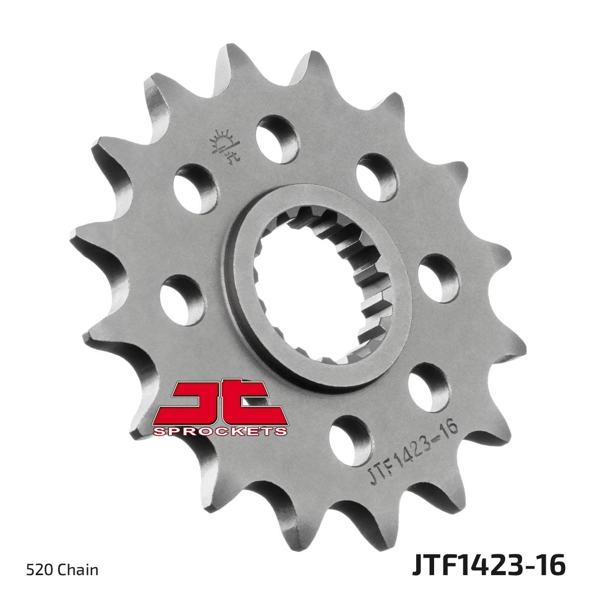 JTF1423.16 esimene vahetuskettiratas, 16 hammast, samm 520, naturaalne teras
