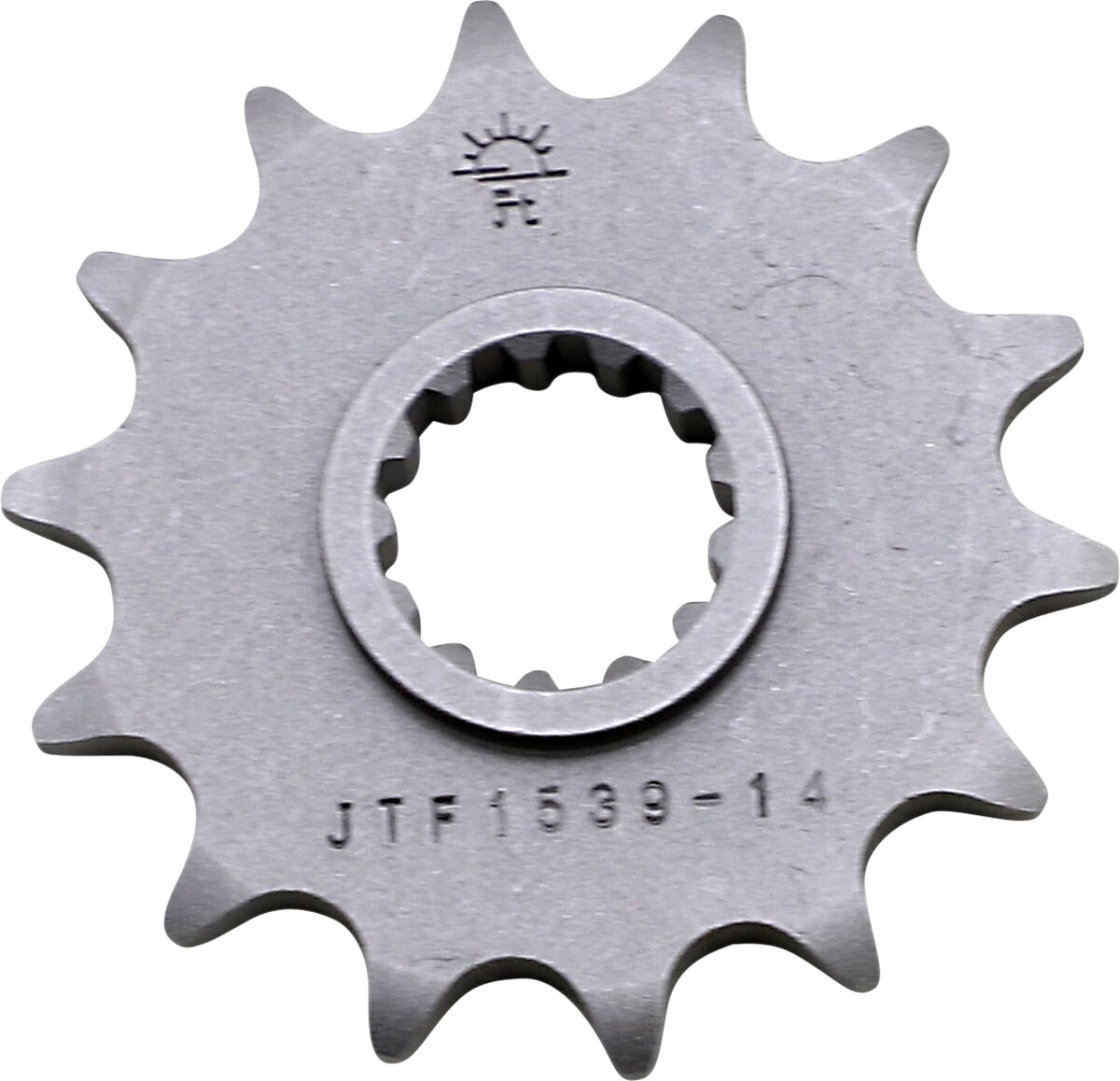 JTF1539.14 esimene vahetuskettiratas, 14 hammast, samm 520, naturaalne teras