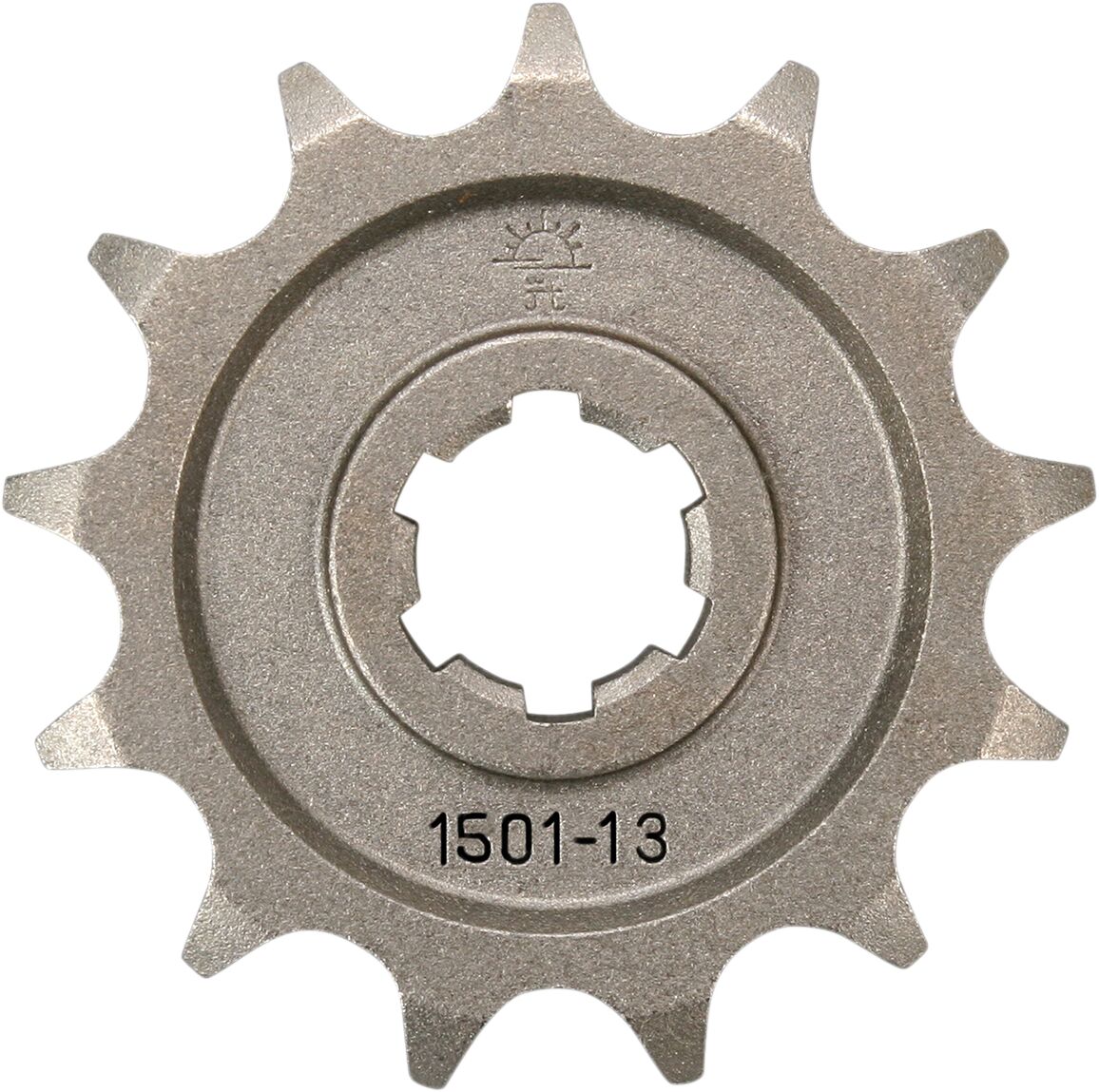 JTF1501.13 esimene vahetuskettiratas, 13 hammast, samm 428, naturaalne, kroommolübdeenterase sulam
