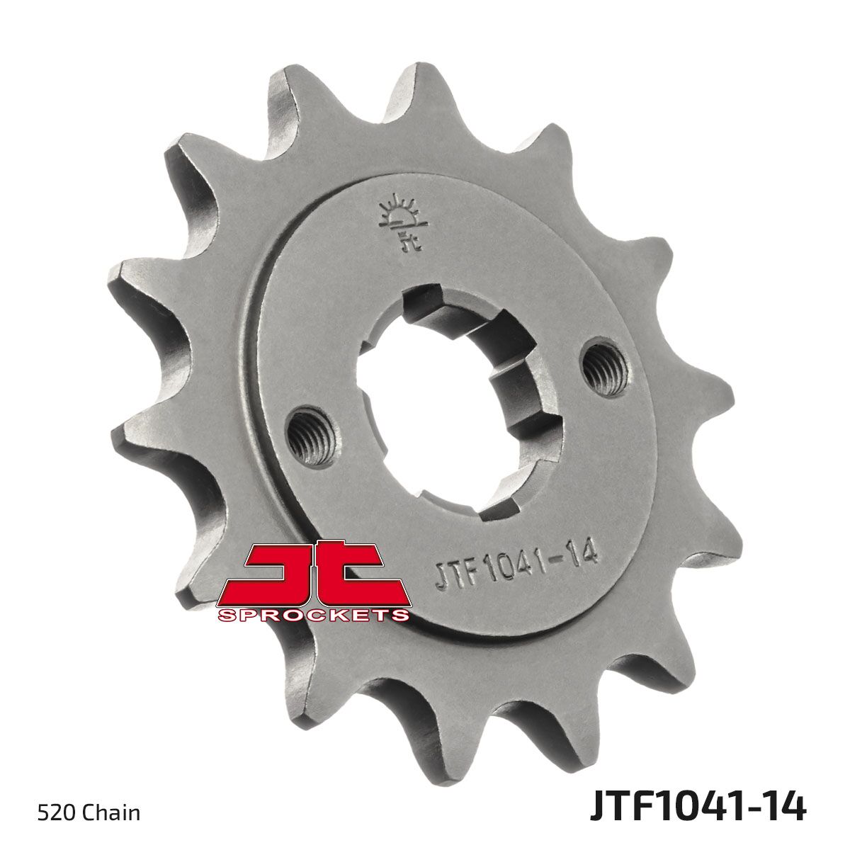 JTF104114 esimene vahetuskettiratas, 14 hammast, samm 520, naturaalne, kroommolübdeenterase sulam