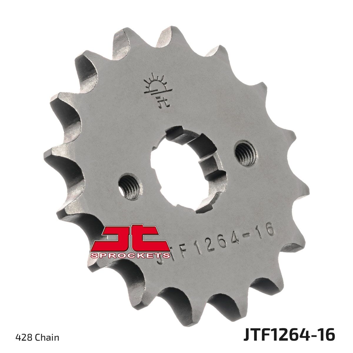 JTF1264.16 esimene vahetuskettiratas, 16 hammast, samm 428, naturaalne, kroommolübdeenterase sulam