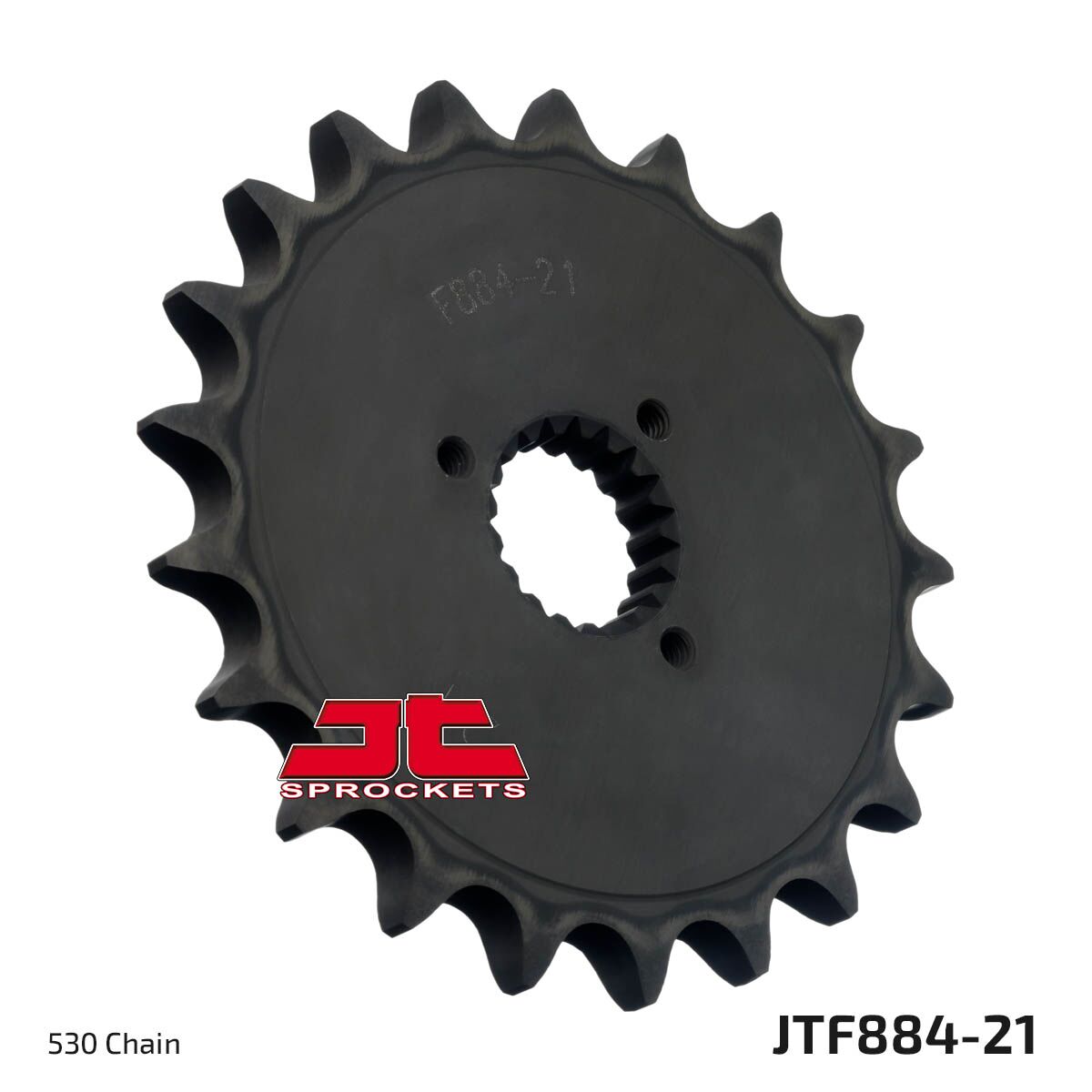 JTF884.21 esimene vahetuskettiratas, 21 hammast, samm 530, naturaalne, kroommolübdeenterase sulam