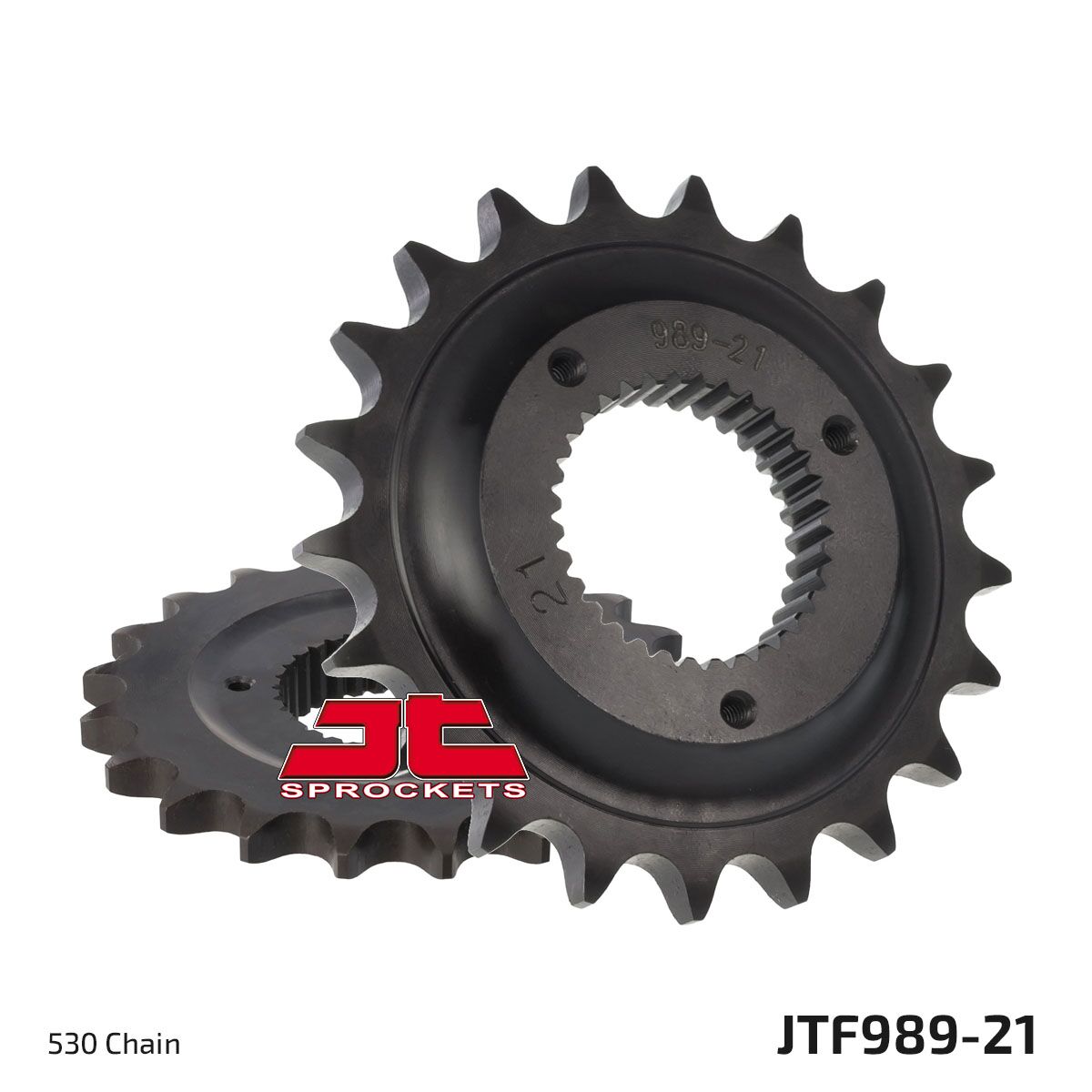 JTF989.21 esimene vahetuskettiratas, 21 hammast, samm 530, naturaalne, kroommolübdeenterase sulam