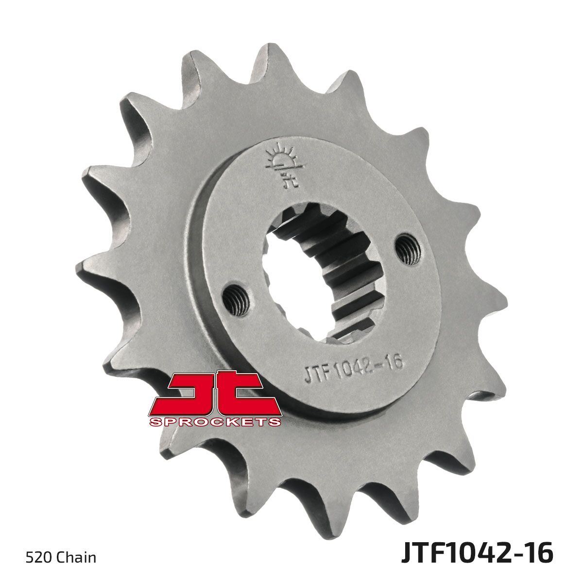 JTF1042.16 esimene vahetuskettiratas, 16 hammast, samm 520, naturaalne, SCM420 kroommolübdeenterase sulam