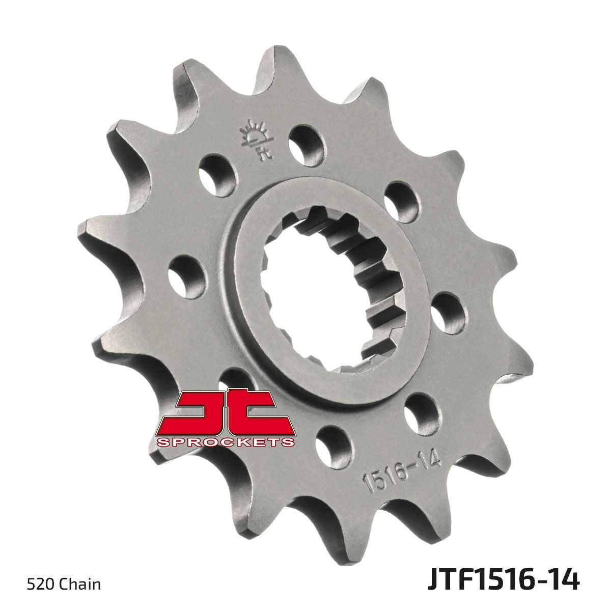 JTF1516.14 esimene vahetuskettiratas, 14 hammast, samm 520, naturaalne, SCM420 kroommolübdeenterase sulam