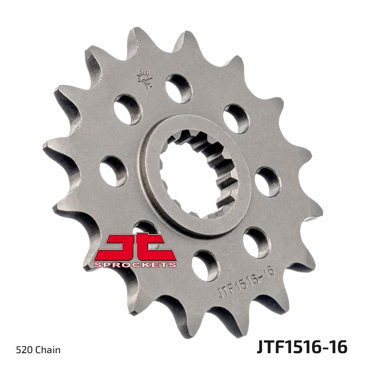 JTF1516.16 esimene vahetuskettiratas, 16 hammast, samm 520, naturaalne, SCM420 kroommolübdeenterase sulam