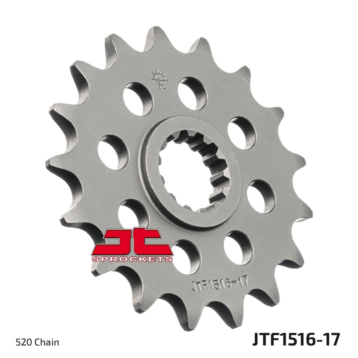 JTF1516.17 esimene vahetuskettiratas, 17 hammast, samm 520, naturaalne, SCM420 kroommolübdeenterase sulam