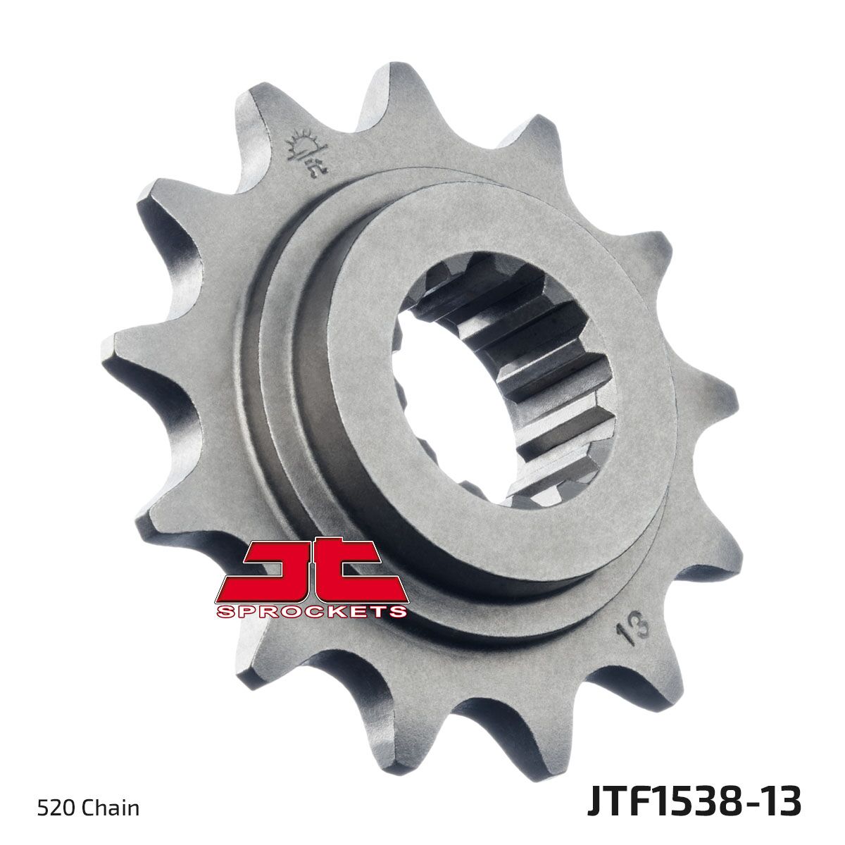 JTF1538.13 esimene vahetuskettiratas, 13 hammast, samm 520, naturaalne, SCM420 kroommolübdeenterase sulam