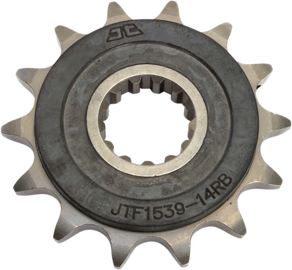 JTF1539.14RB esimene kummiga summutatud kettiratas, 14 hammast, samm 520, naturaalne, SCM420 kroommolübdeenterase sulam