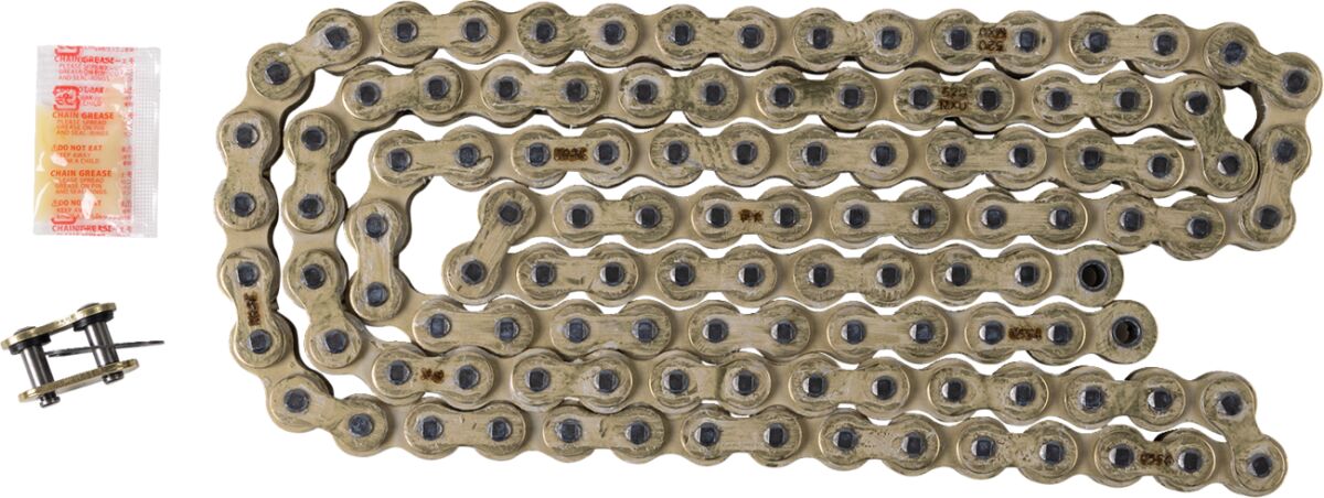 MXU 114 CLIP LINK 520 U-RING REPLACEMENT DRIVE CHAIN / GOLD|GOLD / STEEL
