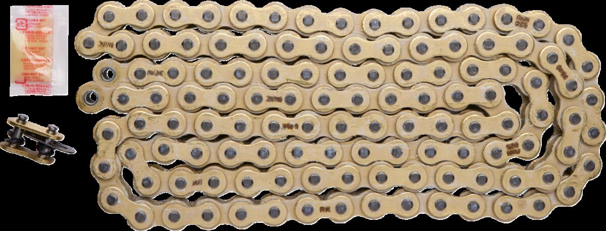 MXU 120 CLIP LINK 520 U-RING REPLACEMENT DRIVE CHAIN / GOLD|GOLD / STEEL