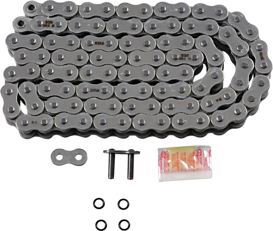 MAX-O 104 RIVET LINK 530 O-RING REPLACEMENT DRIVE CHAIN / NATURAL / CARBON ALLOY STEEL