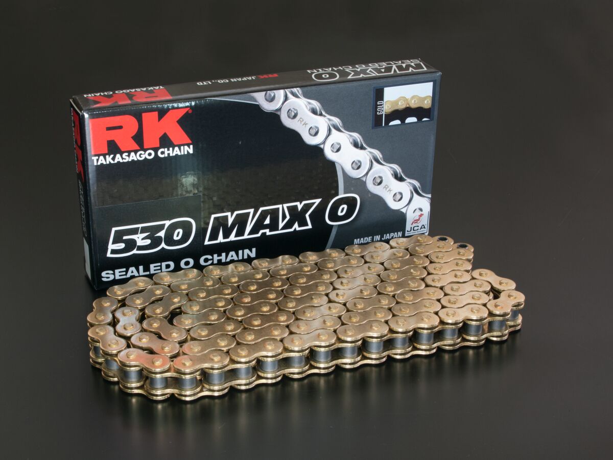 MAX-O 114 RIVET LINK 530 O-RING REPLACEMENT DRIVE CHAIN / GOLD|GOLD / CARBON ALLOY STEEL