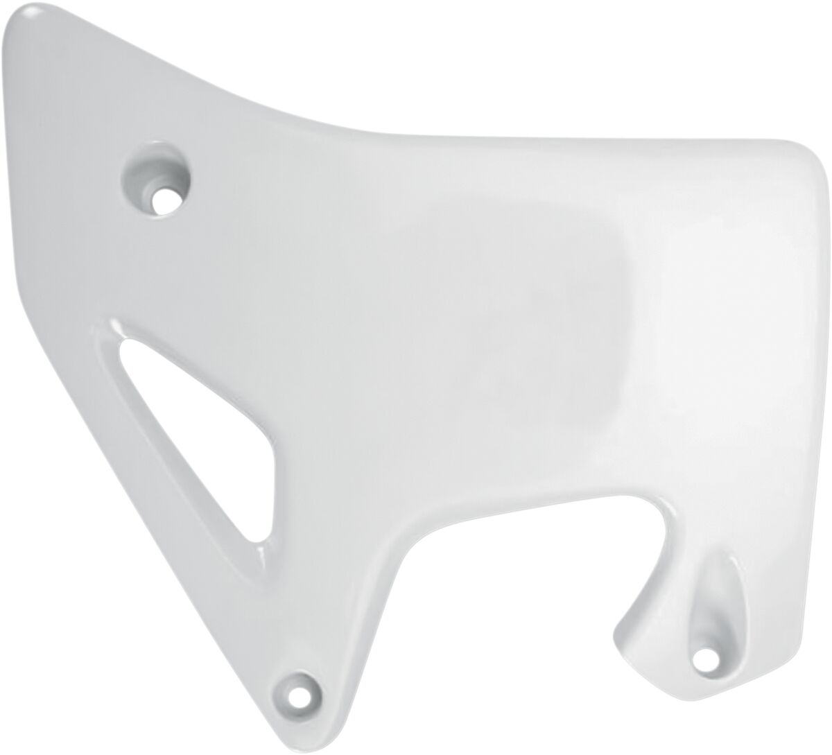 RADIATOR COVER HONDA CR80 WHITE