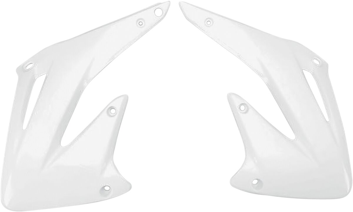 RADIATOR COVERS HONDA CRF450R WHITE