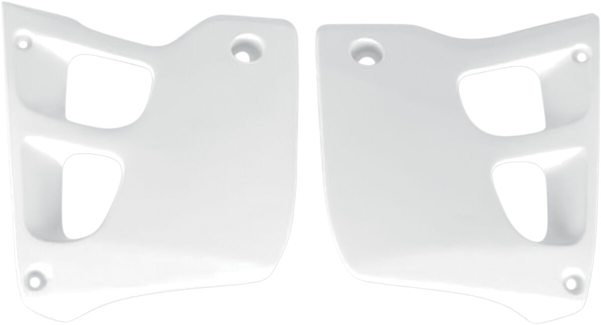 RADIATOR COVERS HONDA CR125/250 WHITE