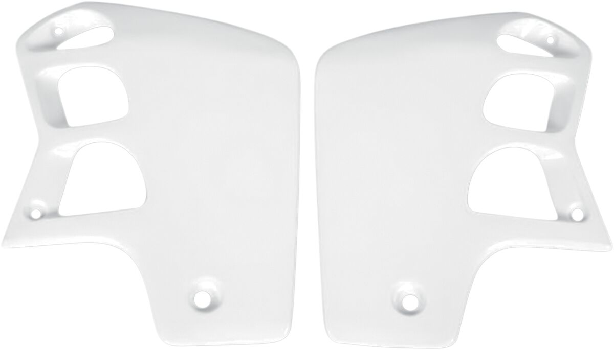 RADIATOR COVERS HONDA CR500 WHITE