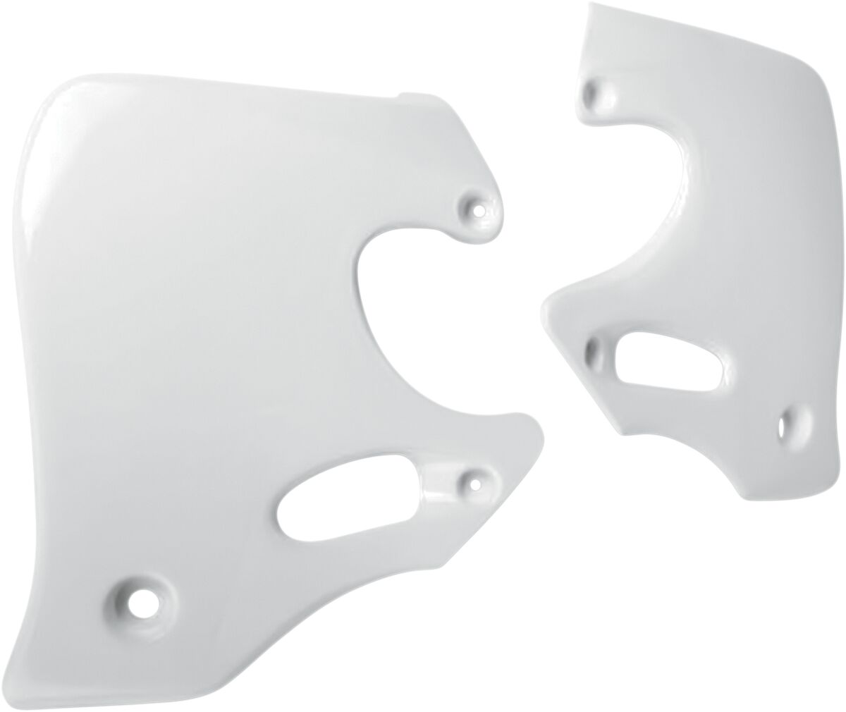 RADIATOR COVERS HONDA CR125/250 WHITE