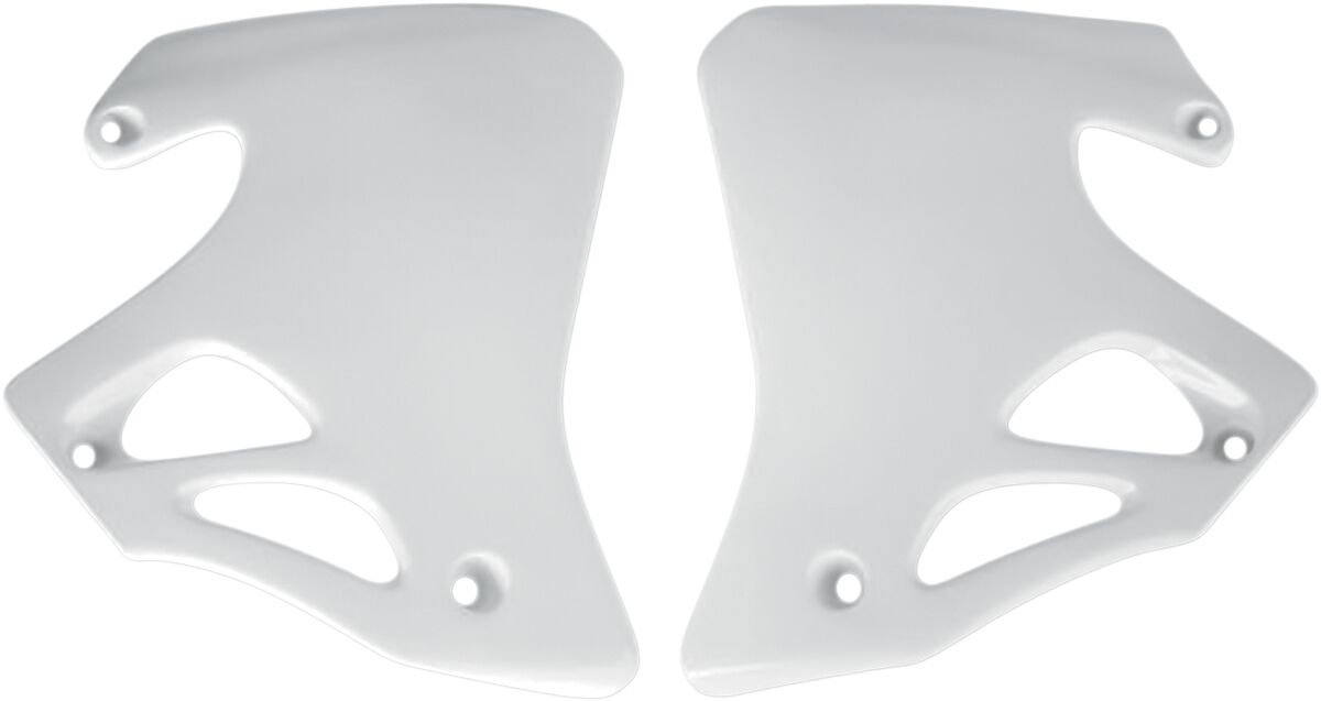 RADIATOR COVERS HONDA CR125/250 WHITE