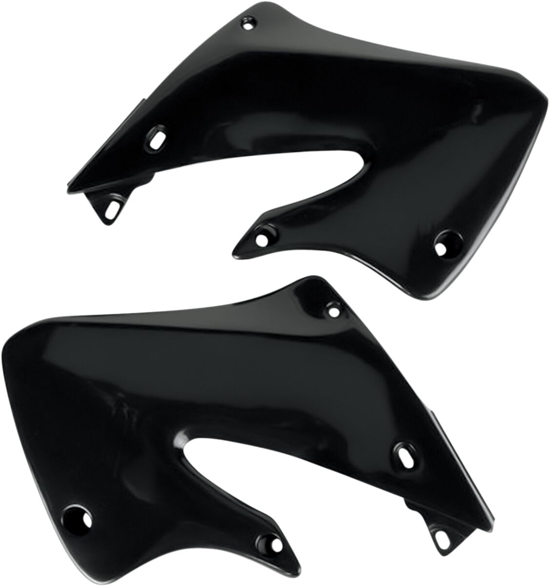 RADIATOR COVERS HONDA CR125/250 BLACK