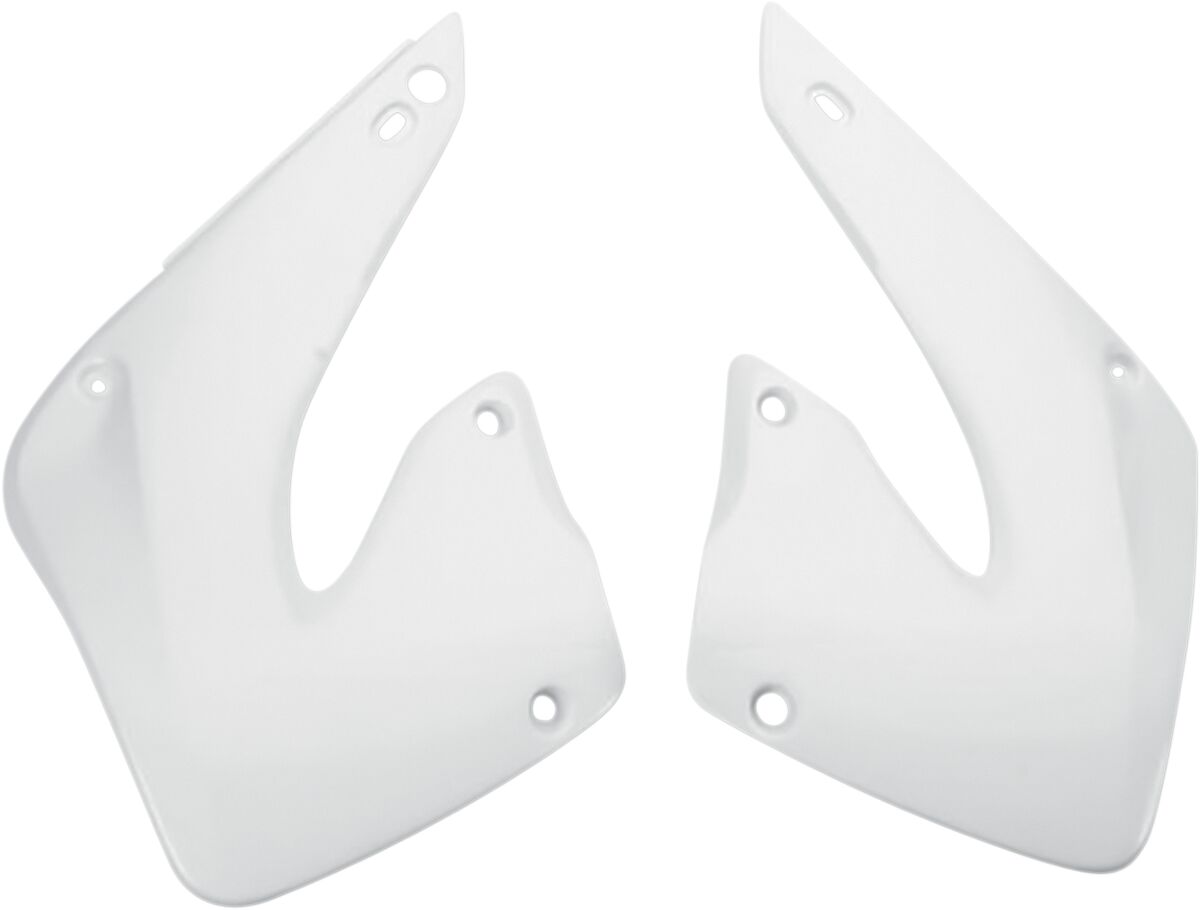 RADIATOR COVERS HONDA CR125/250 WHITE