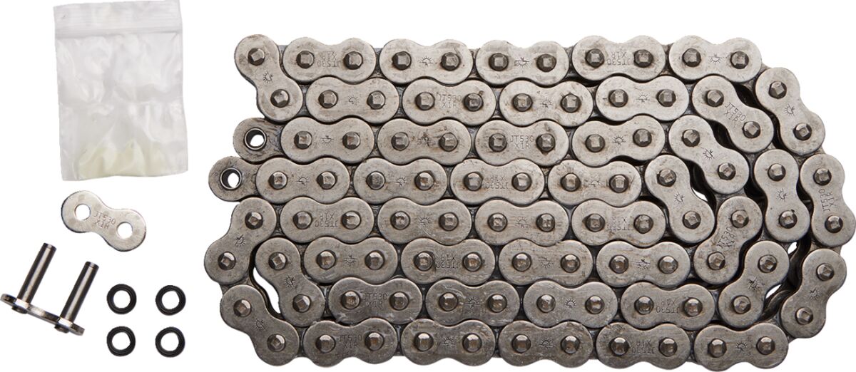 530X1R 96 RIVET LINK 530 X-RING REPLACEMENT DRIVE CHAIN / NATURAL / STEEL