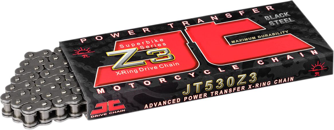520 Z3 110 RIVET LINK 520 X-RING REPLACEMENT DRIVE CHAIN / NATURAL / STEEL