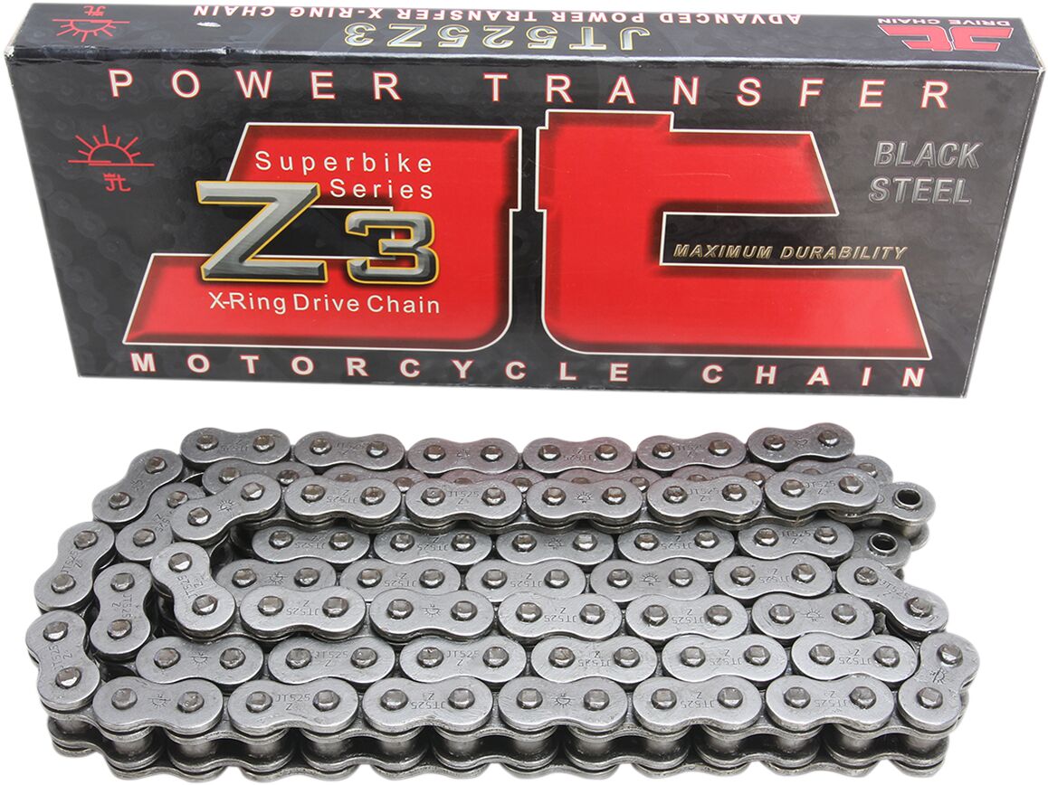 525 Z3 106 RIVET LINK 525 X-RING REPLACEMENT DRIVE CHAIN / NATURAL / STEEL