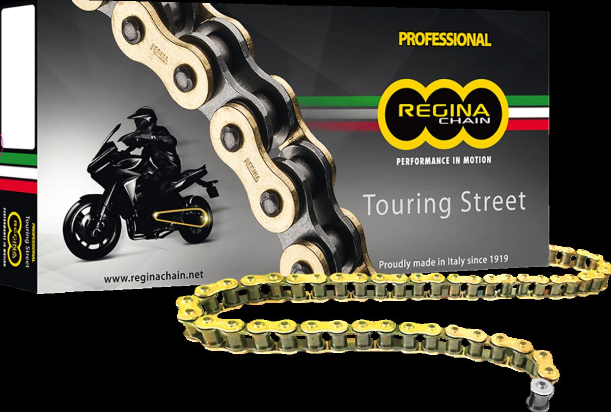 530/136 ZRT 136 RIVET LINK 530 Z-RING PERFORMANCE REPLACEMENT DRIVE CHAIN / GOLD|BLACK / STEEL