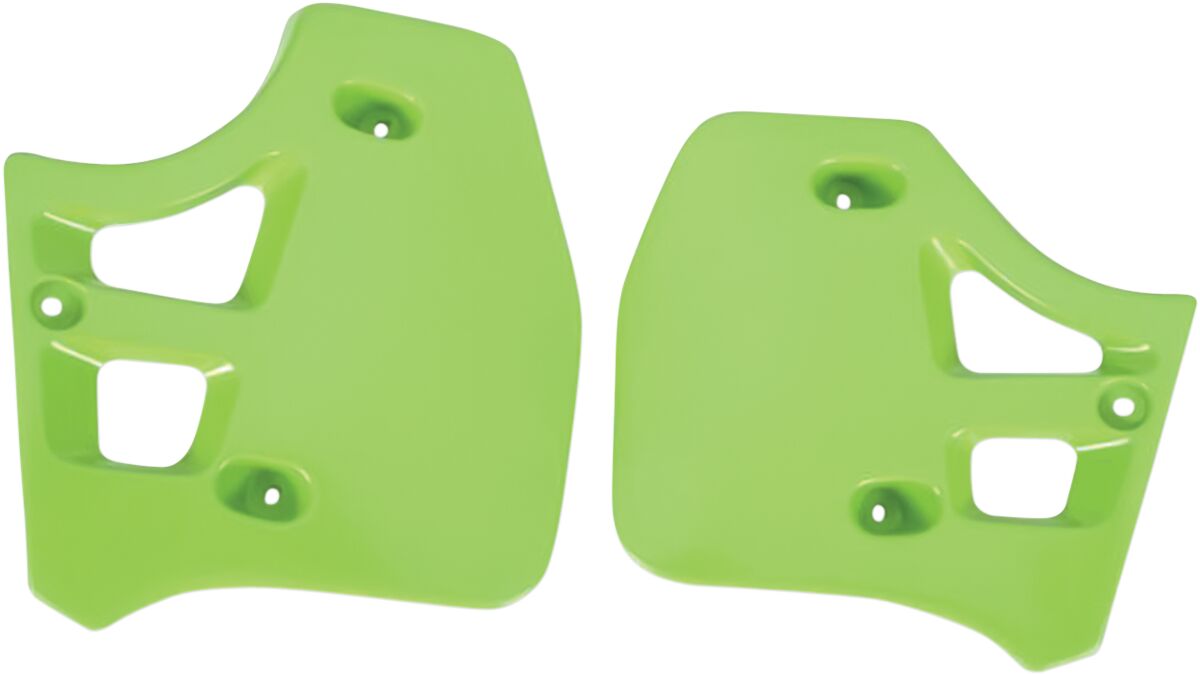 RADIATOR COVERS KAWASAKI KX250/500 KX-GREEN