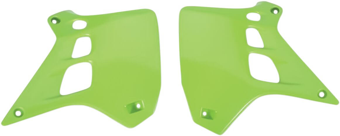 RADIATOR COVERS KAWASAKI KX250 KX-GREEN