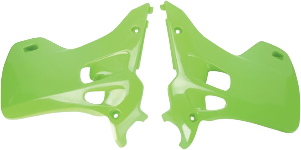 RADIATOR COVERS KAWASAKI KX125/250 KX-GREEN