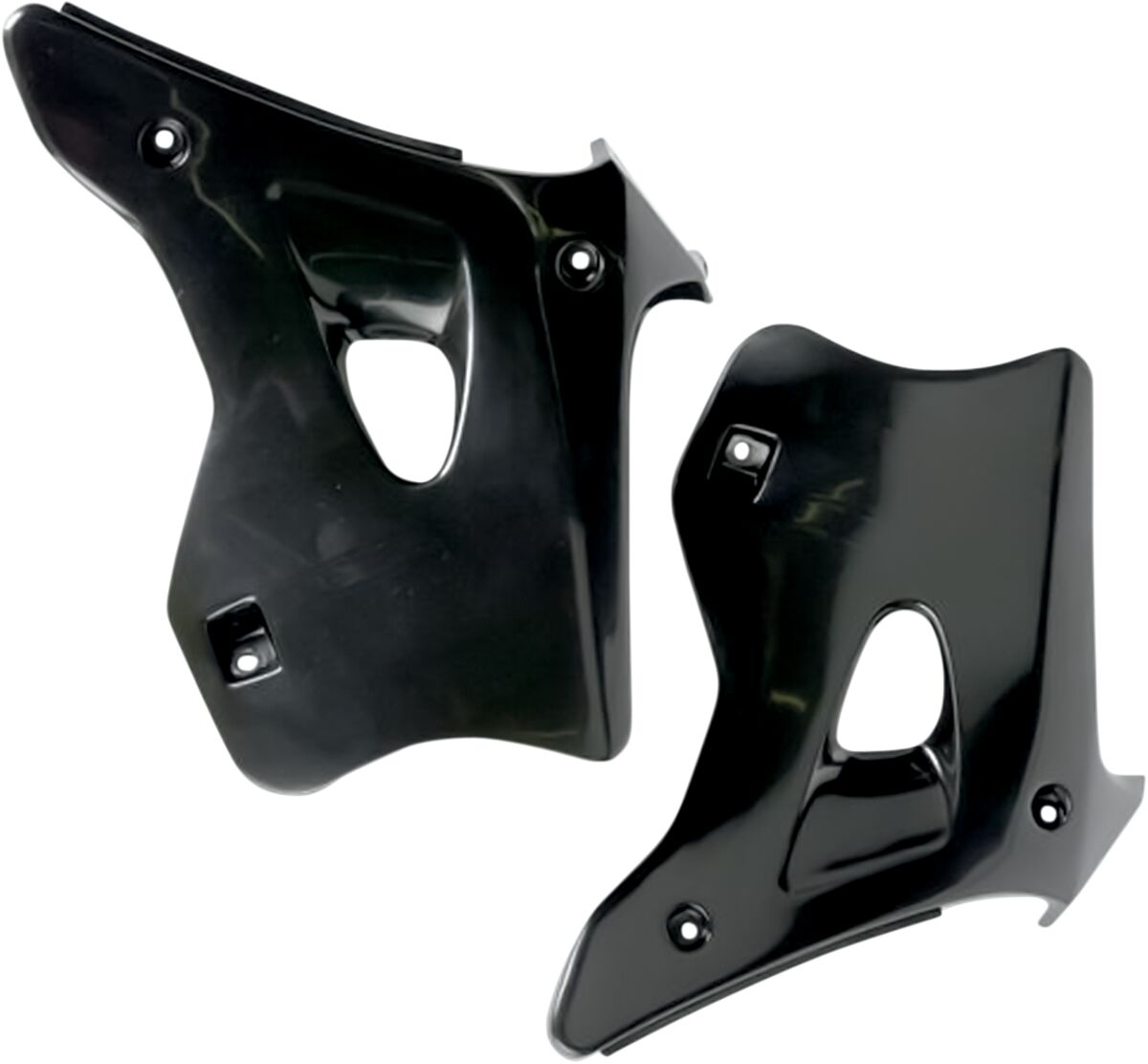 RADIATOR COVERS KAWASAKI KX125/250 BLACK