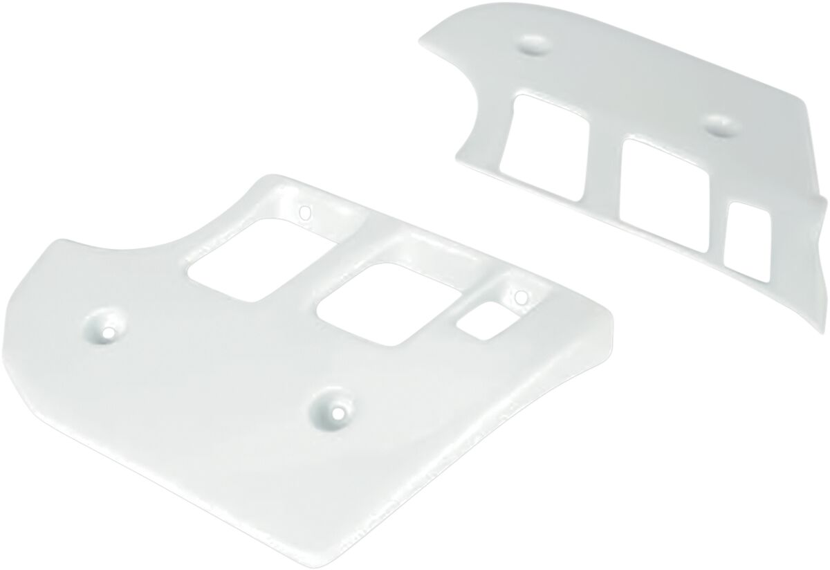 RADIATOR COVERS KTM 125/250/500 (90-92) WHITE