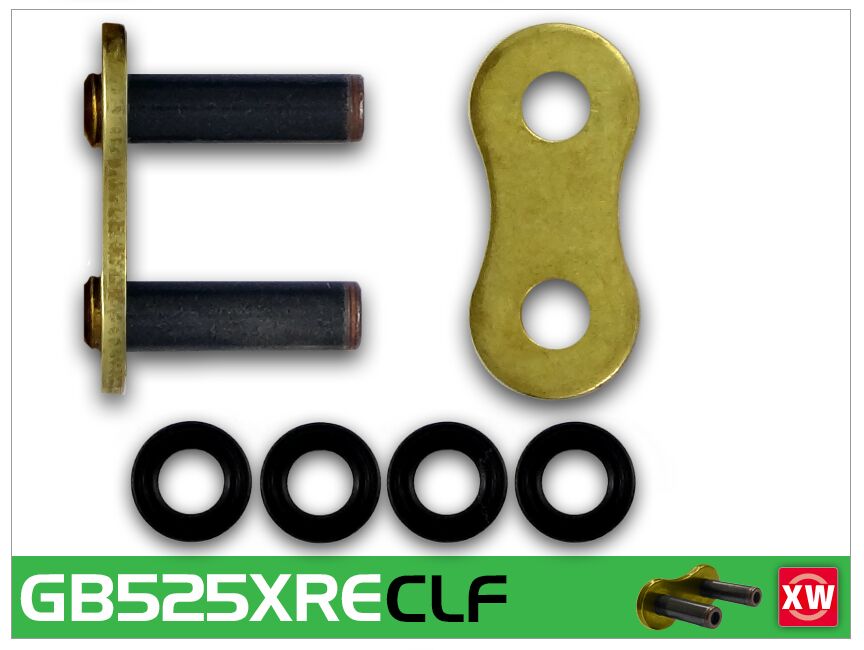 Ühenduslüli RK525XRE, kuldne-must, R