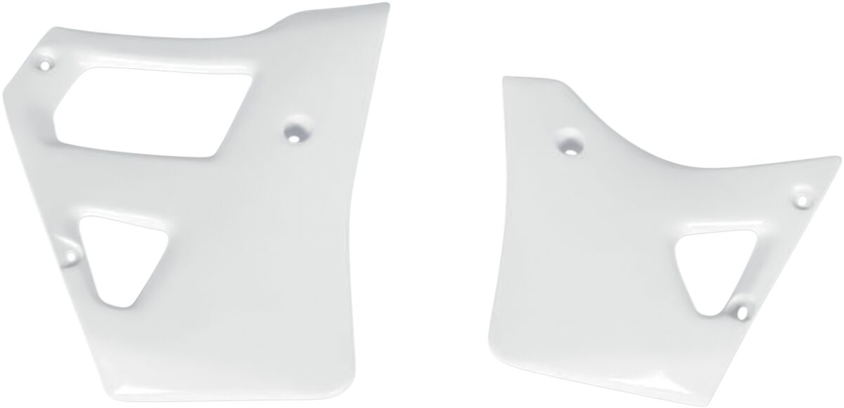 RADIATOR COVERS YAMAHA YZ125/250/360 WHITE