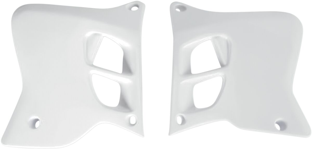 RADIATOR COVERS YAMAHA YZ125/250 WHITE