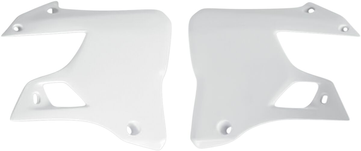 RADIATOR COVERS YAMAHA YZ125/250 WHITE